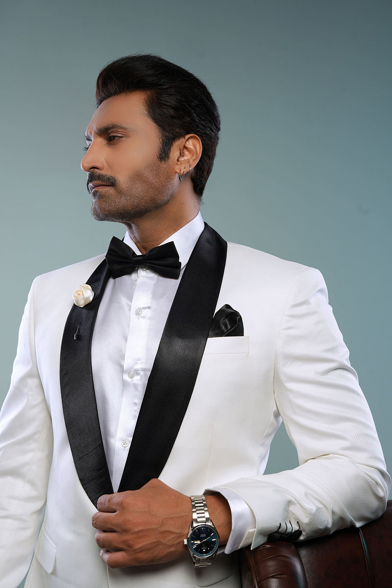 HF Designs Classic White Tuxedo