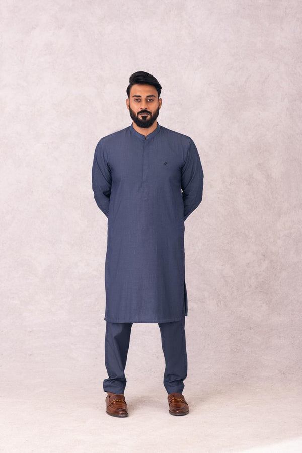 DENIM COTTON KURTA PAJAMA