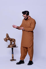 MUSTARD CASUAL KURTA SHALWAR