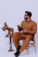 MUSTARD CASUAL KURTA SHALWAR